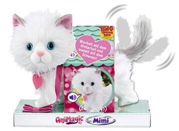 Animagic 256576 Katze Mimi, Elektronisches Haustier, weiß - 1