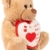 Brubaker Teddy Plüschbär mit Herz Rot Beige - Du bist das Beste was Mir je passiert ist - 25 cm - Teddybär Plüschteddy Kuscheltier Schmusetier - Braun Hellbraun - 2