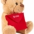 Brubaker Teddy Plüschbär mit Umschlag Rot - Für Dich - 25 cm - Teddybär Plüschteddy Kuscheltier Schmusetier - Hellbraun - 2