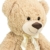 BRUBAKER XXL Teddybär 100 cm groß Beige mit einem Ich Liebe Dich Herz Stofftier Plüschtier Kuscheltier - 5