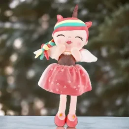 GAGAKU Einhorn Plüschpuppe 43cm – Perfektes Geschenk für Mädchen