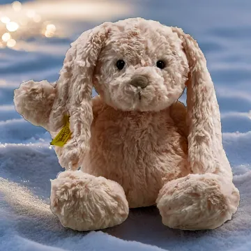 Hase Tilda - Plüschhase mit Schlappohren rosa 30cm - Steiff 080623