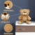 MilaBoo kuschelweicher Teddybär klein 20 cm I Kuscheltier Baby in beige inkl. Postkarte I Liebevoll designter Kuschelbär zum Verlieben I super weiches Plüschtier zum Verschenken - 3