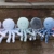 Nattou Kuscheltier Oktopus, Für Neugeborene und Frühchen, 23 cm, Blau - 6