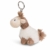 NICI 45401 Kuscheltier Lama-Baby Floffi 10cm Schlüsselanhänger, flauschies Plüschtier mit Schlüsselring, beige/pink - 2