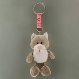 NICI Katze 7cm Talisminis "Alles Liebe" – Glücksbringer Schlüsselanhänger