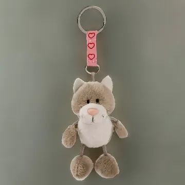 NICI Katze 7cm Talisminis "Alles Liebe" – Glücksbringer Schlüsselanhänger