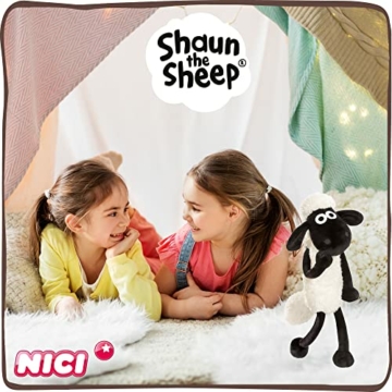 NICI Kuscheltier Shaun das Schaf 35 cm – Schaf Plüschtier für Mädchen, Jungen & Babys – Flauschiges Stofftier Schaf zum Kuscheln, Spielen und Schlafen – Gemütliches Schmusetier für jedes Alter – 45846 - 6