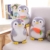 Nicole Knupfer Pinguin Stofftier Plüschtier, Pinguin Kuscheltier Tier Kissen Geschenk Für Kinder/Erwachsene (Pinguin mit Schleife,25 cm) - 4