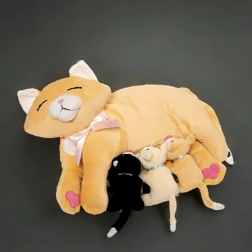 Nursing Nina Cat mit 3 Kätzchen - Manhattan Toy 107790
