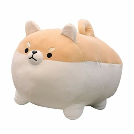 OUKEYI Plüschtier Shiba Inu Plüsch-Hundespielzeug Anime Corgi Kawaii Plüsch weiches Kissen, Plüschtier Shiba Inu Plüsch Spielzeug Kissen Puppe Hund, (40,6 cm) - 1