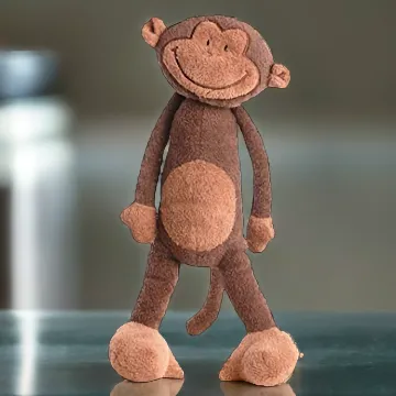 Schlenkeraffe Timo, Kuscheltier, Schlenkertier, Schmusetier, 32cm - Inwolino 7739