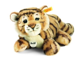 Steiff 066269 - Radjah Baby Schlenker Tiger 28 cm liegend - 1