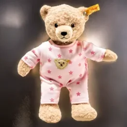 STEIFF Teddy and Me Teddybär mit rosa Schlafanzug 25cm
