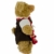 Teddys Rothenburg Trachten-Teddybär, 22cm, stehend, braun/rot, Plüschteddybär mit Dirndl - 2