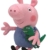 TY 7146130 – Peppa Baby – George, Schwein mit kleinem Dinosaurier, 15 cm - 