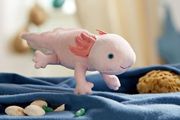 Uni-Toys - Axolotl - 32 cm (Länge) - Plüsch-Wassertier - Plüschtier, Kuscheltier - 3