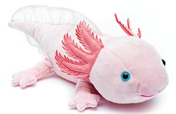 Uni-Toys - Axolotl - 32 cm (Länge) - Plüsch-Wassertier - Plüschtier, Kuscheltier - 4