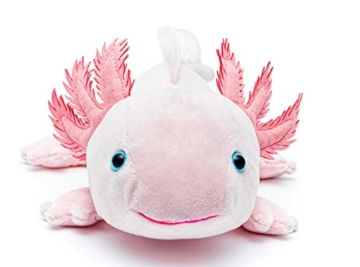 Uni-Toys - Axolotl - 32 cm (Länge) - Plüsch-Wassertier - Plüschtier, Kuscheltier - 6