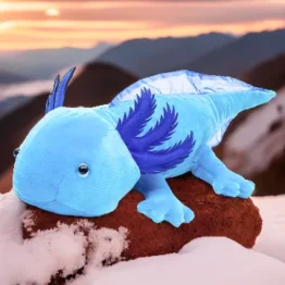 Uni-Toys Axolotl blau 32cm Plüsch-Wassertier Kuscheltier