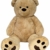 Wagner 9050 - Riesen XXL Teddybär 170 cm groß in hell-braun - Plüschbär Kuschelbär Teddy Bär in beige 1,70 m - 2
