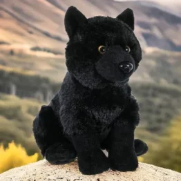 Wild Republic Cuddlekins Schwarzer Wolf Kuscheltier 30cm