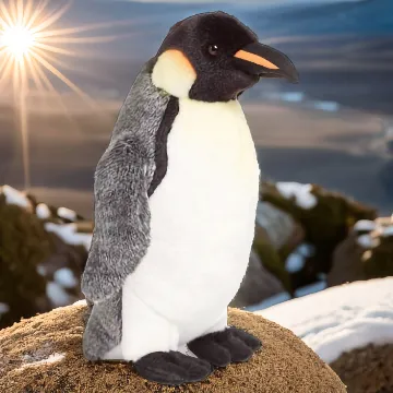 WWF Plüsch Kaiserpinguin realistisch gestaltetes Kuscheltier 33cm groß & wunderbar weich